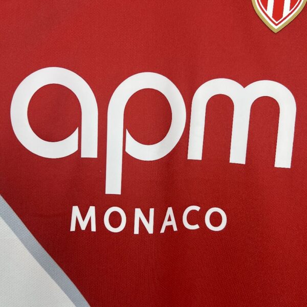 As Monaco 2025/26 Home Jersey - Image 7