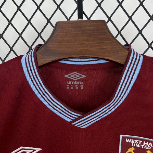West Ham United 2025/26 Home Jersey Kids Kit - Image 11