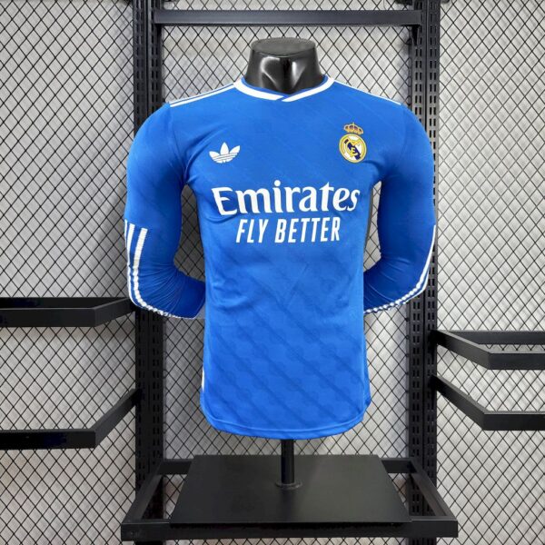 Real Madrid 2025/26 Third Long Sleeves Jersey Player Version