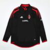 Unisex AC Milan 2004/05 1/4 Zip Sweatshirt Retro-Stil