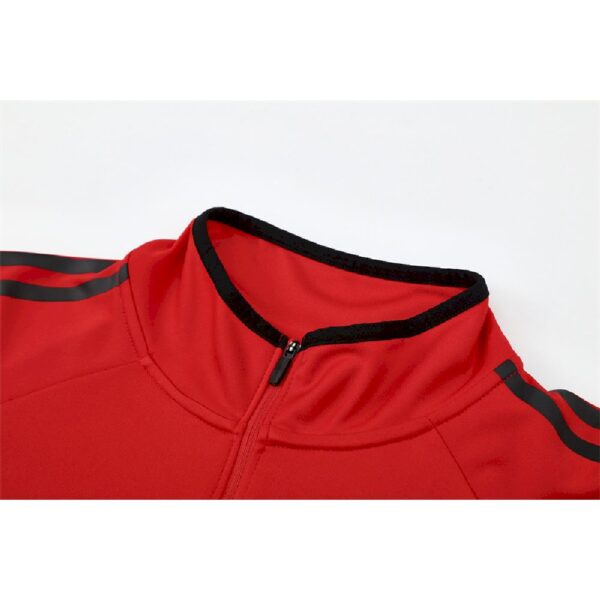 Unisex Ac Milan 2005/06 1/4 Zip Sweatshirt Retro Style - Image 4