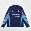 Unisex Real Madrid 2003/04 1/4 Zip Sweatshirt Retro Style