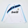 Unisex Real Madrid 2009/10 1/4 Zip Sweatshirt Retro Style