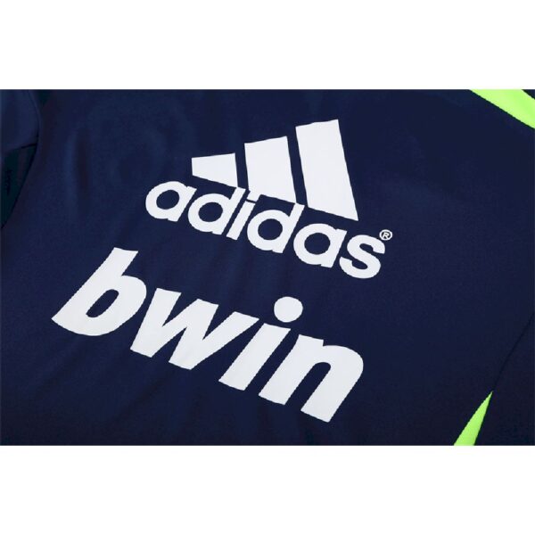 Unisex Real Madrid 2012/13 1/4 Zip Sweatshirt Retro Style - Image 3