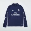 Sudadera Unisex Real Madrid 2016/17 1/4 Zip Estilo Retro