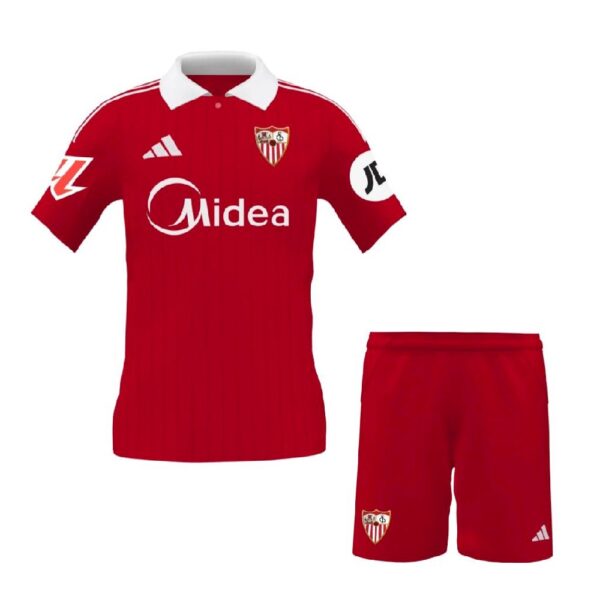 Kinder Sevilla Fc 2025/26 Auswärtstrikot