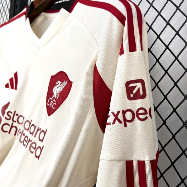 Mens Liverpool 2025/26 Away Long Sleeves Jersey - Image 3