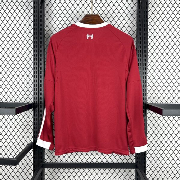 Mens Liverpool 2025/26 Home Long Sleeves Jersey - Image 2