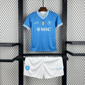 Alternative view of Kids Napoli 2025/26 Home Kit