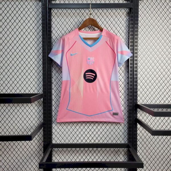 Maillot de l'édition spéciale 2025/26 rose de Barcelona Womens