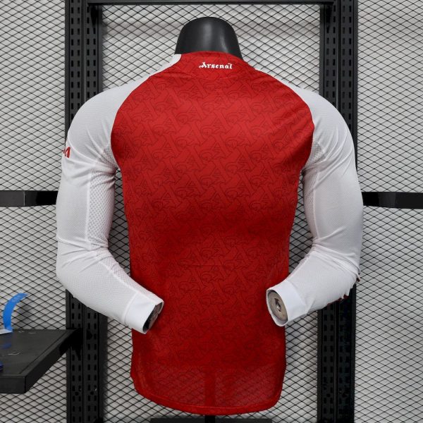 Arsenal 2025/26 Home Long Sleeve Jersey Player Version - Image 2