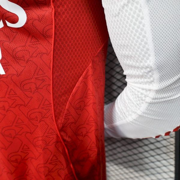 Arsenal 2025/26 Home Long Sleeve Jersey Player Version - Image 5