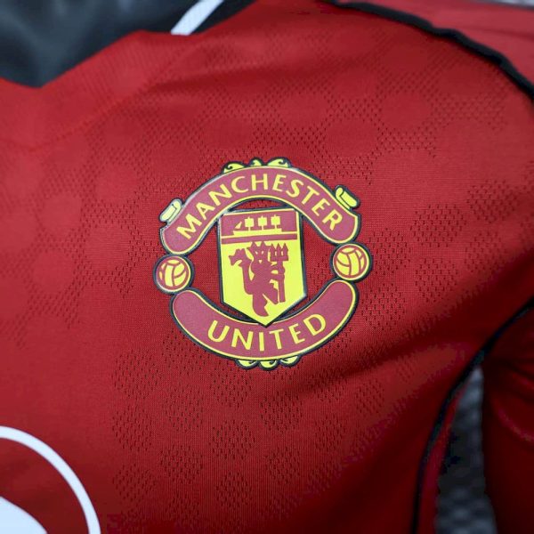 Manchester United 2025/26 Home Long Sleeve Jersey Player Version - Image 3