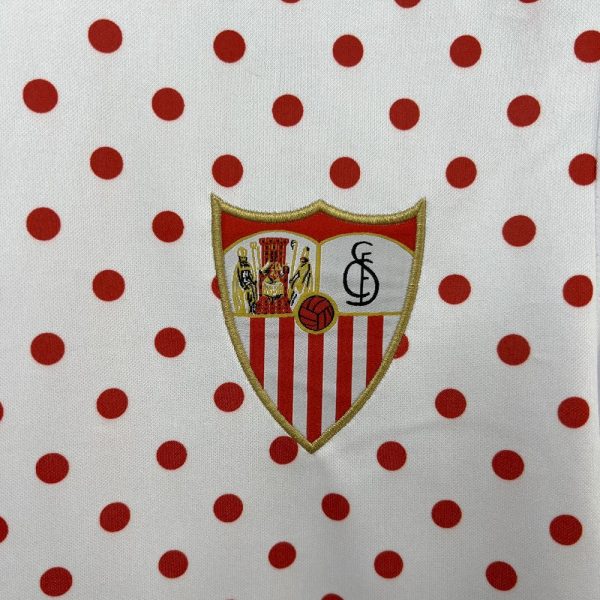 Sevilla Fc 2025/26 White Prematch T-Shirt Jersey - Image 5