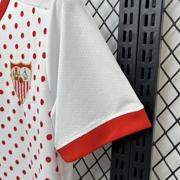 Sevilla Fc 2025/26 White Prematch T-Shirt Jersey - Image 9