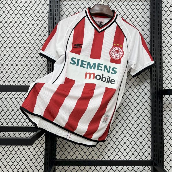 Retro Olympiacos Fc 2001/02 Heimtrikot