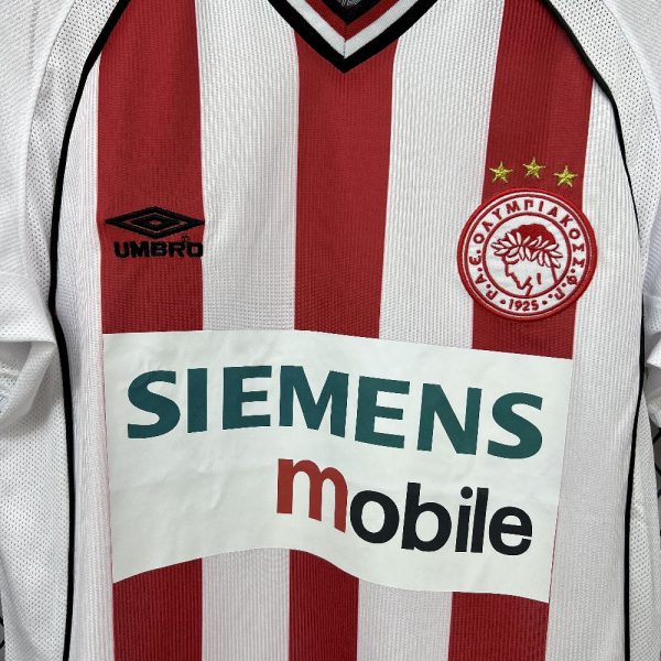 Retro Olympiacos Fc 2001/02 Heimtrikot - Bild 3
