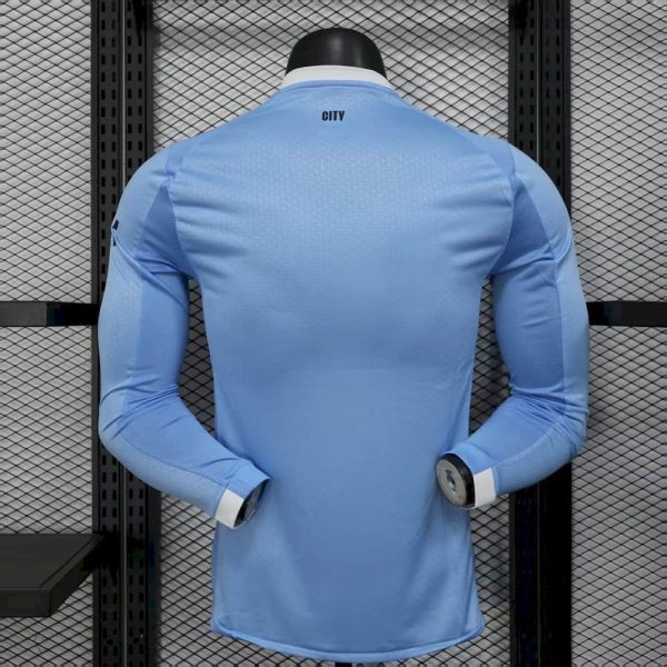 Manchester City 2025/26 Home Long Sleeve Jersey Player Version - Image 2