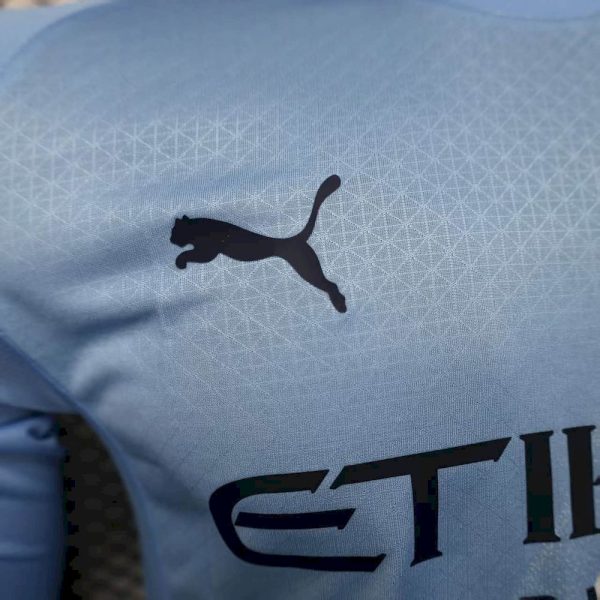 Manchester City 2025/26 Home Long Sleeve Jersey Player Version - Image 6