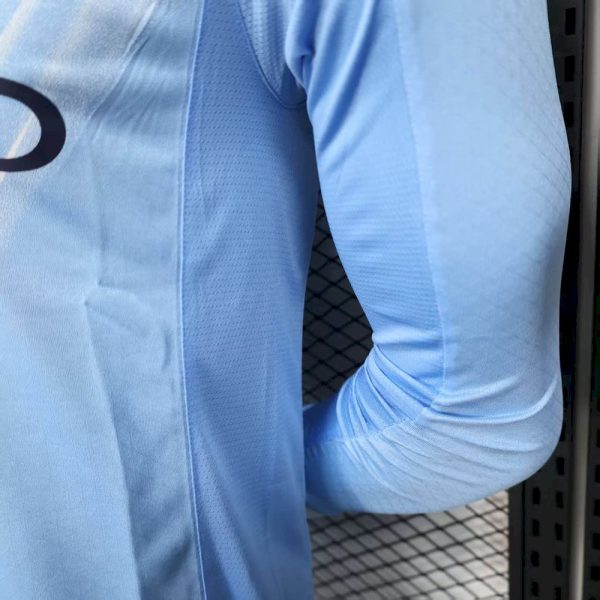 Manchester City 2025/26 Home Long Sleeve Jersey Player Version - Image 4