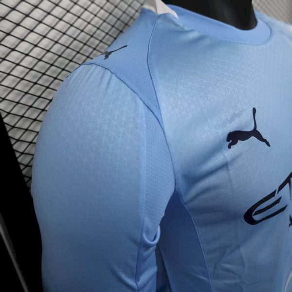 Manchester City 2025/26 Home Long Sleeve Jersey Player Version - Image 3