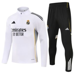 Unisex Real Madrid 2025/26 Half-Zip Adult Sweater+Pant 14001