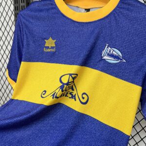 Vue alternative de Retro Deportivo Alaves 2000/01 Champions League Final Jersey