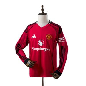 Maglia a maniche lunghe Manchester United 2025/26 Uomo Home